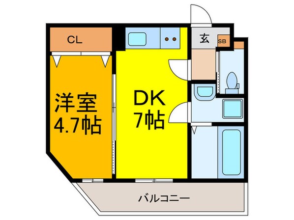 KTIレジデンス八尾の物件間取画像